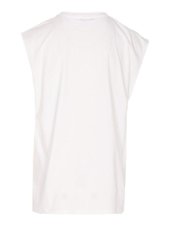  발망 민소매 티셔츠 ED006GF46GAB White - BALMAIN