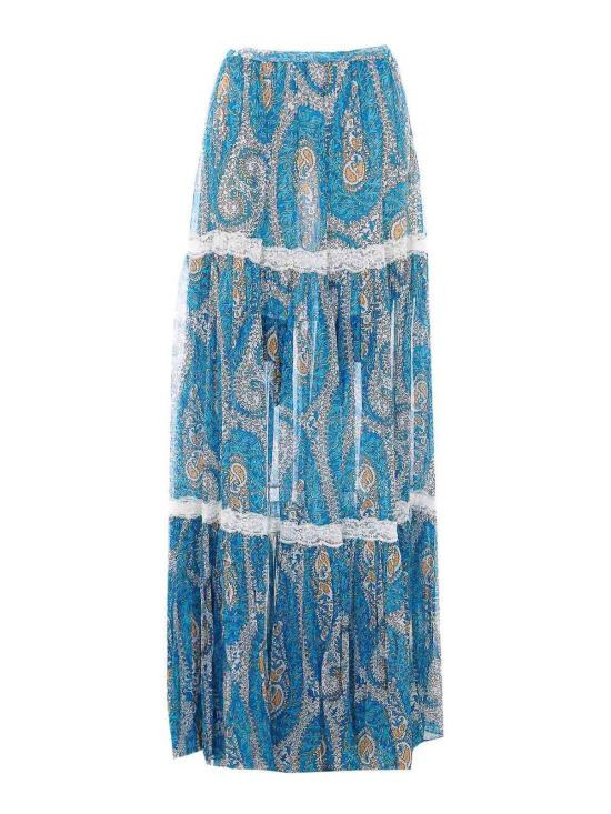 26SS 에트로 미디 스커트 WRFA018399SA1O1X0809 Blue