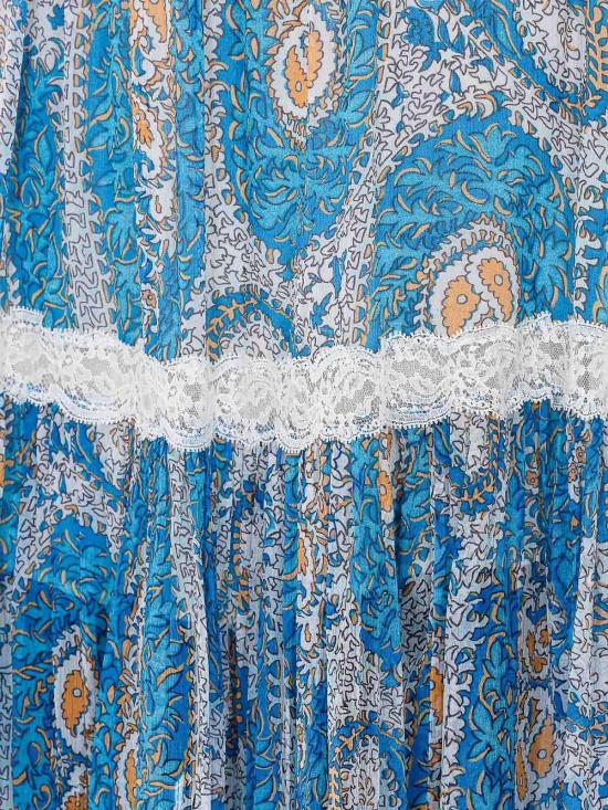 26SS 에트로 미디 스커트 WRFA018399SA1O1X0809 Blue - ETRO