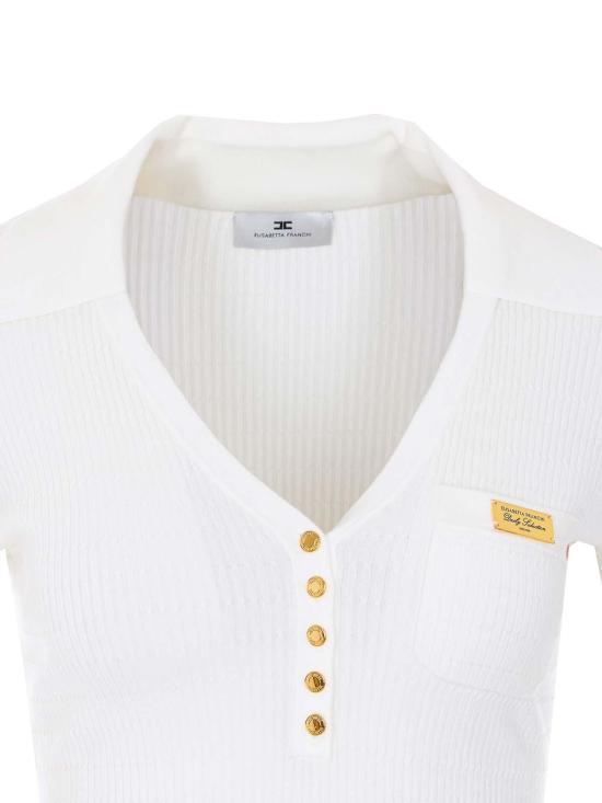  엘리자베타프랜치 민소매 티셔츠 MK86B61E2360 White - ELISABETTA FRANCHI