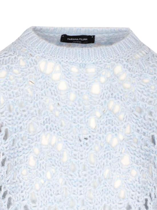 26SS 파비아나 필리피 스웨터 MAD266F028L7425154 Blue - FABIANA FILIPPI