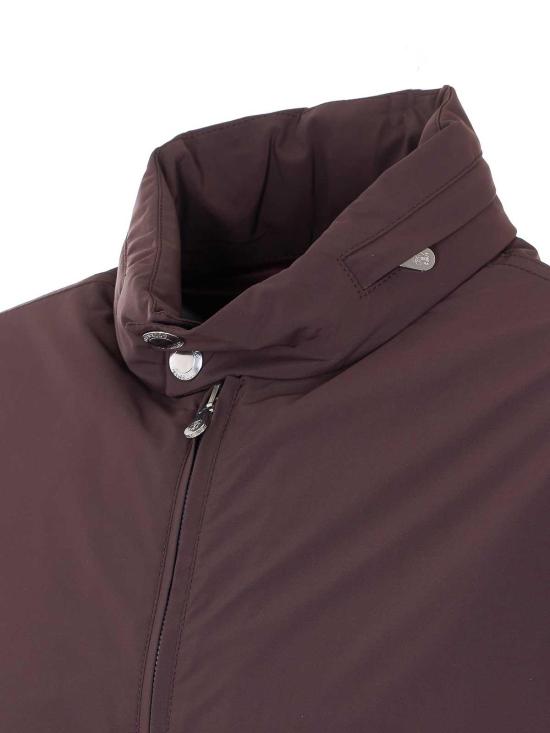 26SS 브루넬로 쿠치넬리 폴딩 후드 본디드 나일론 블루종 MZ4266525C1792 Red - BRUNELLO CUCINELLI