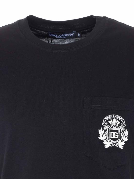 26SS 돌체앤가바나 반팔 티셔츠 G8RA2ZG7PZEN0000 Black - DOLCE & GABBANA