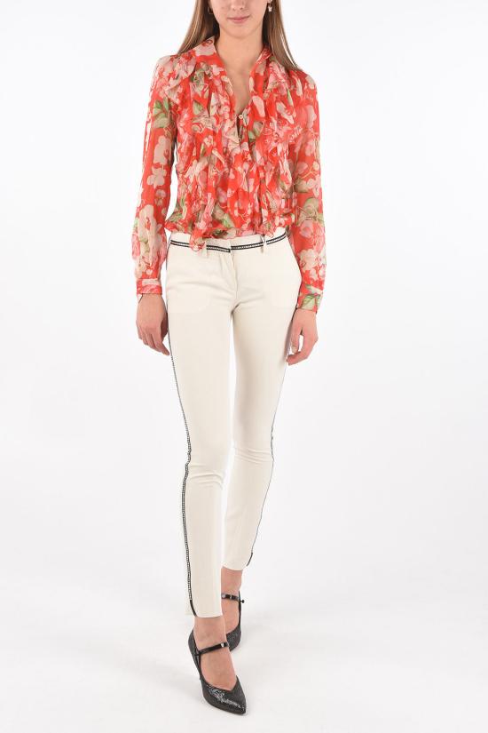  필립 플레인 스트레이트 팬츠 F18C WRT0411 PTE109N 01 White - PHILIPP PLEIN