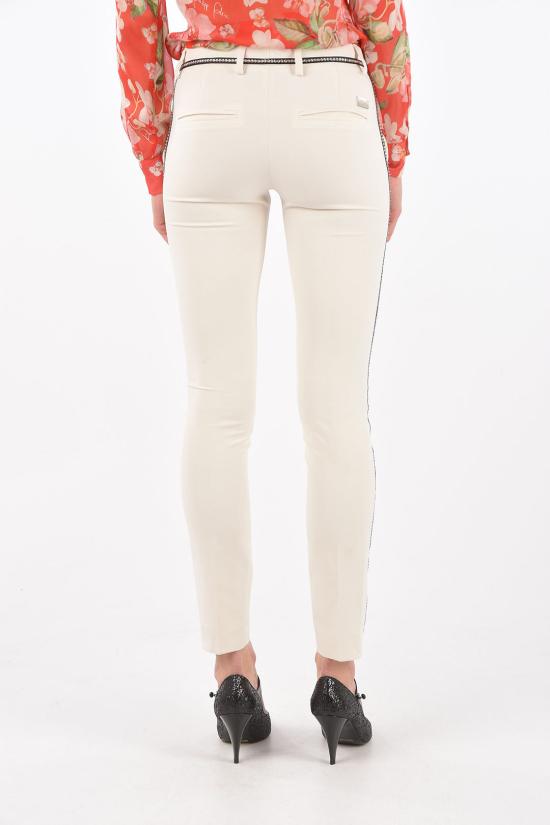  필립 플레인 스트레이트 팬츠 F18C WRT0411 PTE109N 01 White - PHILIPP PLEIN