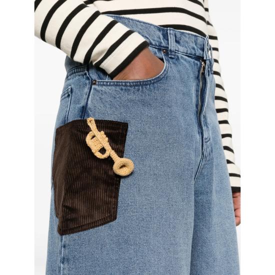 26SS 찰스 제프리 러버보이 데님 숏팬츠 062040401 BLU BLUE - CHARLES JEFFREY LOVERBOY