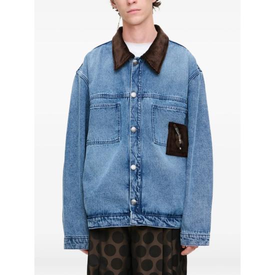 26SS 찰스 제프리 러버보이 데님 자켓 062010501 BLU BLUE BROWN - CHARLES JEFFREY LOVERBOY