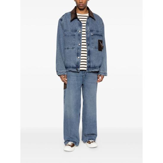 26SS 찰스 제프리 러버보이 데님 자켓 062010501 BLU BLUE BROWN - CHARLES JEFFREY LOVERBOY