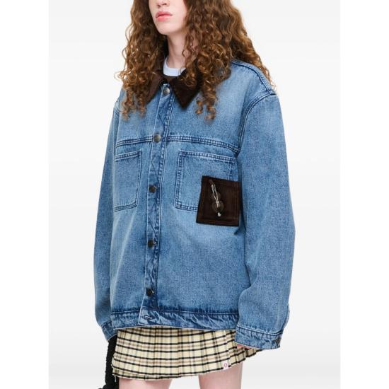 26SS 찰스 제프리 러버보이 데님 자켓 062010501 BLU BLUE BROWN - CHARLES JEFFREY LOVERBOY