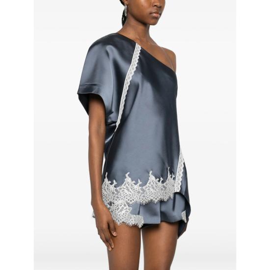 26SS 이로 블라우스 TOPAZI WP16 BLU93 BLUE - IRO