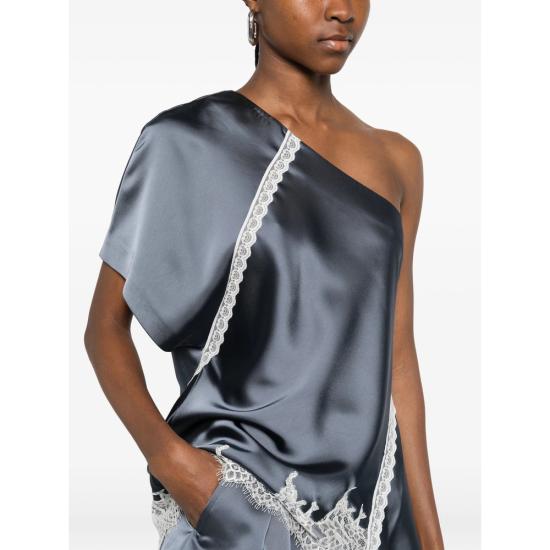 26SS 이로 블라우스 TOPAZI WP16 BLU93 BLUE - IRO