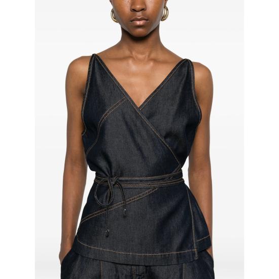 26SS 이로 블라우스 RENATA WP16 DN06 BLUE - IRO