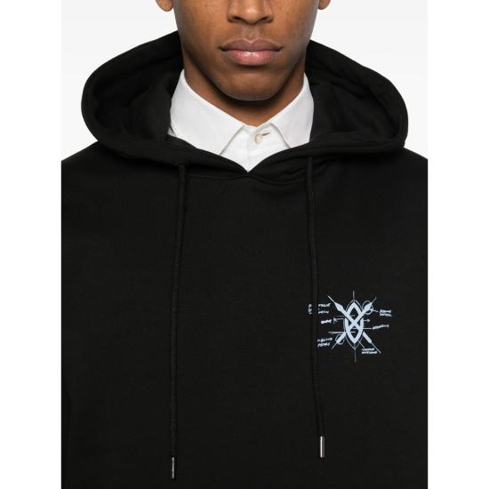 26SS 데일리 페이퍼 후드 티셔츠 2610011 SHIELD EVO BLACK - DAILY PAPER