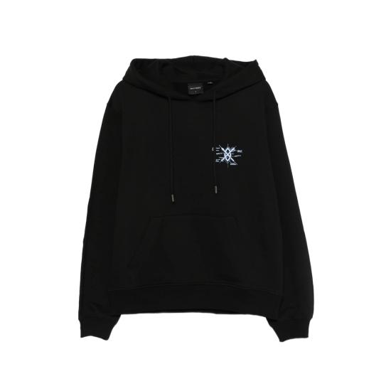 26SS 데일리 페이퍼 후드 티셔츠 2610011 SHIELD EVO BLACK