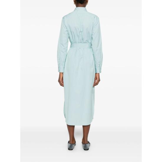 26SS 랄프 로렌 롱 원피스 211A96362004 GREWH GREEN WHITE - RALPH LAUREN
