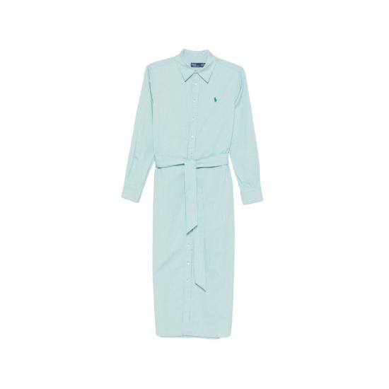 26SS 랄프 로렌 롱 원피스 211A96362004 GREWH GREEN WHITE