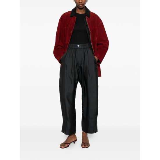 26SS 쉐르 크롭 팬츠 PAN0683 VERNON NOIR BLACK - SOEUR