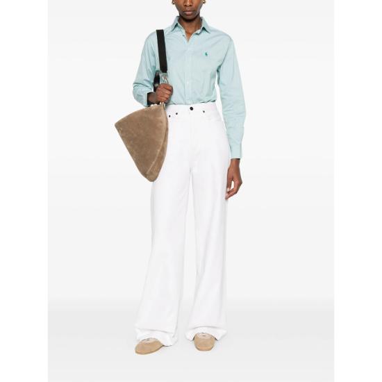 26SS 랄프 로렌 셔츠 211910743506 GREWH GREEN WHITE - RALPH LAUREN