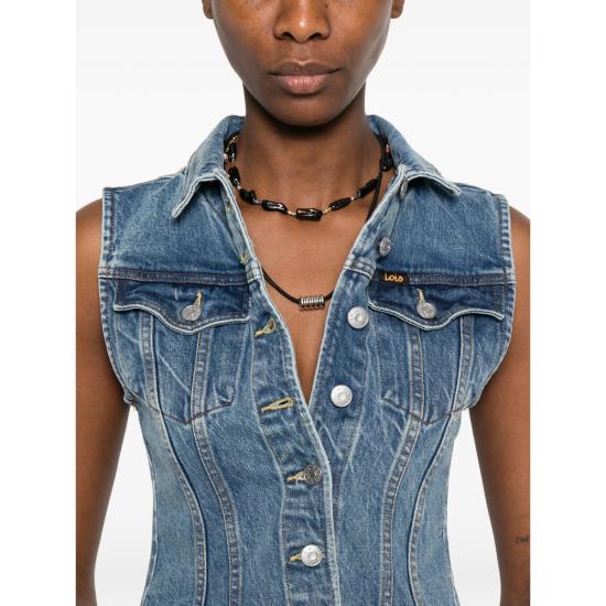 26SS 로이스 베스트 3558 7926 CELINE VES STOVI BLUE - LOIS
