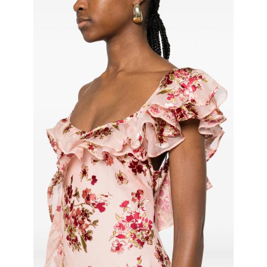 26SS 릭소 롱 원피스 ESTER BODPI PINK RED - RIXO