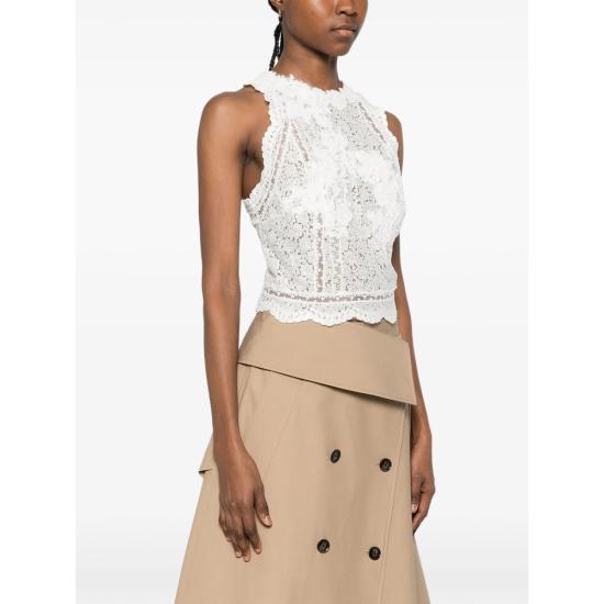 26SS 에르마노 설비노 블라우스 D482L327APEQV 10602 WHITE - ERMANNO SCERVINO