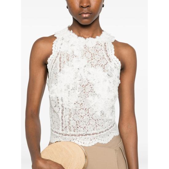 26SS 에르마노 설비노 블라우스 D482L327APEQV 10602 WHITE - ERMANNO SCERVINO