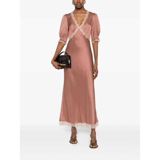 26SS 릭소 롱 원피스 ANNINA MOCHA BROWN NEUTRALS - RIXO