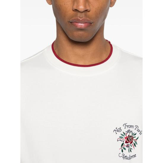 26SS 드롤드무슈 긴팔 티셔츠 J TS287 CO248 OFFWH WHITE - DROLE DE MONSIEUR