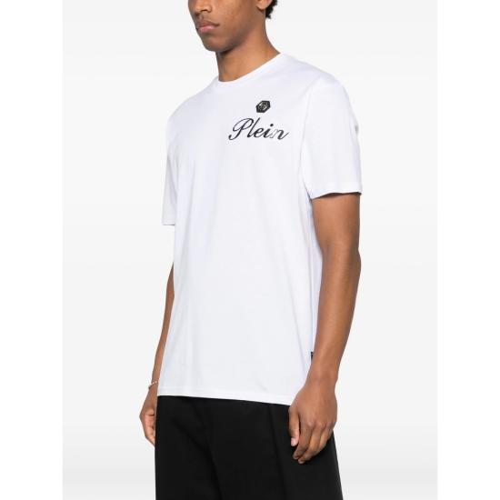 26SS 필립 플레인 반팔 티셔츠 MTK8906 PJY002N 01 WHITE - PHILIPP PLEIN