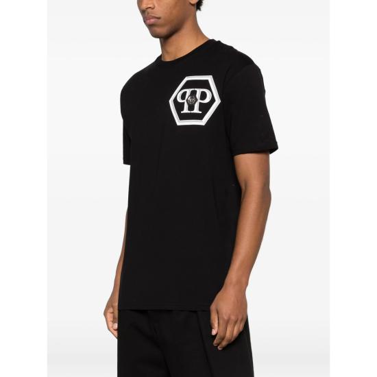 26SS 필립 플레인 반팔 티셔츠 MTK8886 PJY002N 02 BLACK - PHILIPP PLEIN