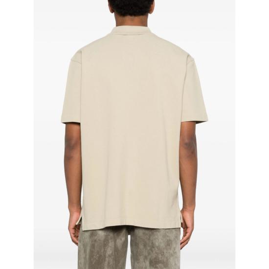 26SS 메종키츠네 폭스 헤드 컴포트 폴로 티셔츠 PM00210KP0001 TEALE NEUTRALS - MAISON KITSUNE