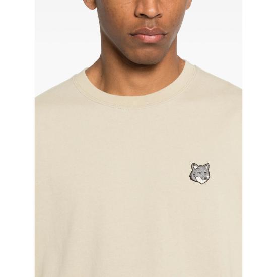 26SS 메종키츠네 폭스 헤드 컴포트 티셔츠 PM00108KJ7025 TEALE NEUTRALS - MAISON KITSUNE