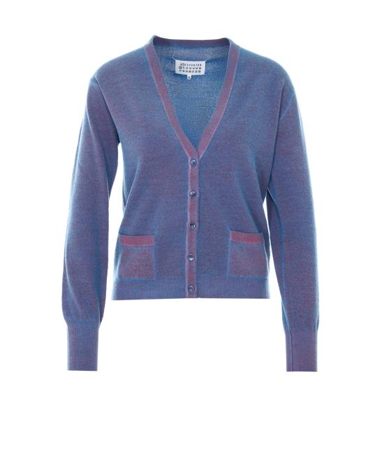 26SS 마르지엘라 버진 울 브이넥 카디건 S51HP0029 M13224001F Blue