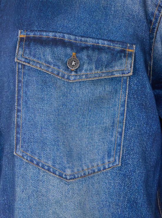 26SS 골든구스 셔츠 GWP02525 P00240650100 Blue - GOLDEN GOOSE