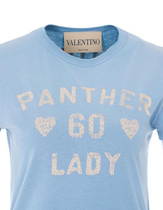 26SS 발렌티노 가라바니 반팔 티셔츠 MG24Y9GL C5Q Blue - VALENTINO GARAVANI