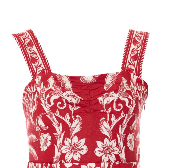 26SS 팜 리오 미디 원피스 343999 26056 Red - FARM RIO