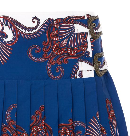 26SS 팜 리오 미디 스커트 344227 26005 Blue - FARM RIO