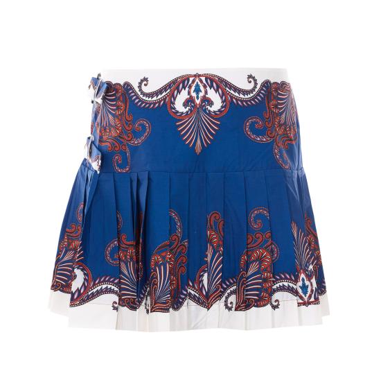 26SS 팜 리오 미디 스커트 344227 26005 Blue - FARM RIO