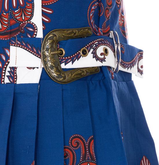 26SS 팜 리오 미디 스커트 344227 26005 Blue - FARM RIO