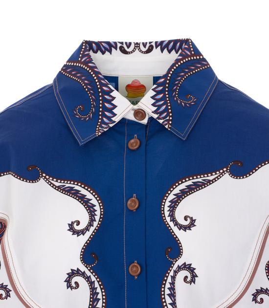 26SS 팜 리오 셔츠 344003 26006 Blue - FARM RIO