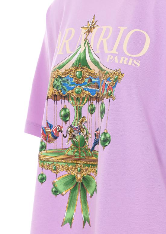 26SS 팜 리오 반팔 티셔츠 354549 L0018 Purple - FARM RIO