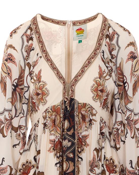 26SS 팜 리오 미디 원피스 344140 26069 Beige - FARM RIO