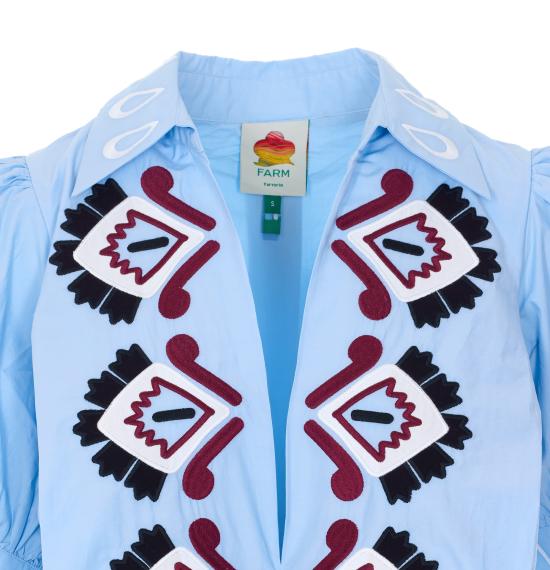 26SS 팜 리오 미디 원피스 344655 L0003 Blue - FARM RIO