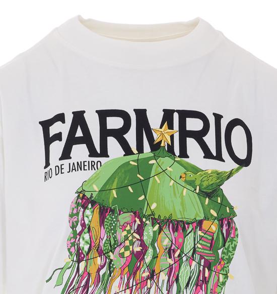 26SS 팜 리오 반팔 티셔츠 354563 L0025 White - FARM RIO