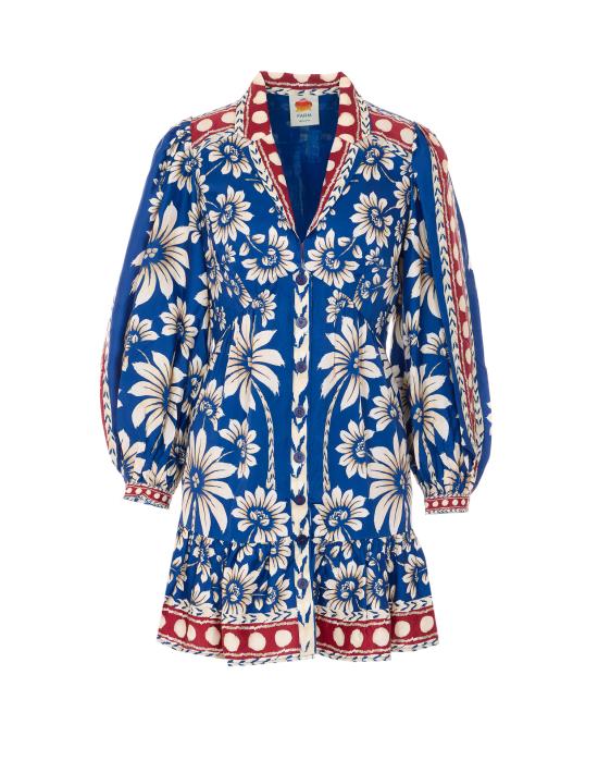 26SS 팜 리오 미디 원피스 350091 26067 Blue