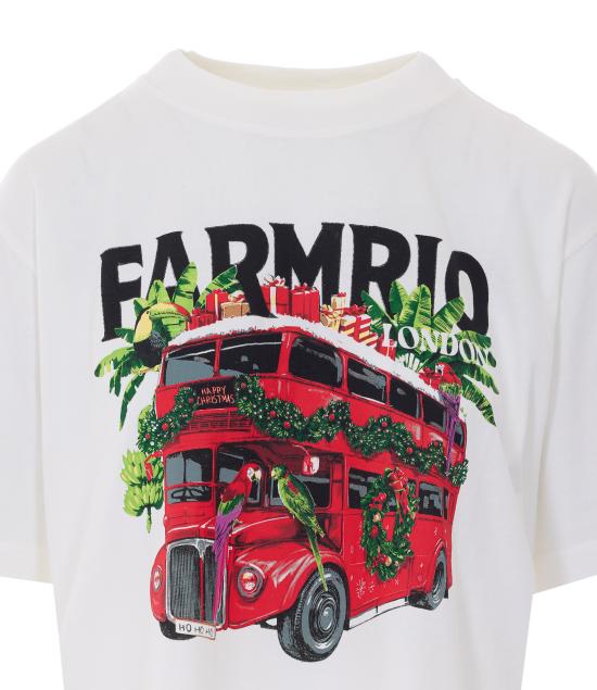 26SS 팜 리오 반팔 티셔츠 354561 L0025 White - FARM RIO