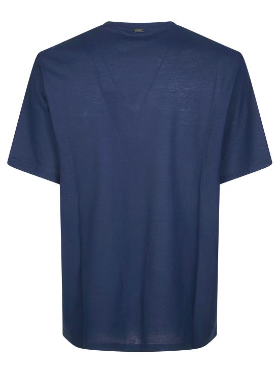 26SS 에르노 반팔 티셔츠 JG000166U52005 9200 BLU - HERNO