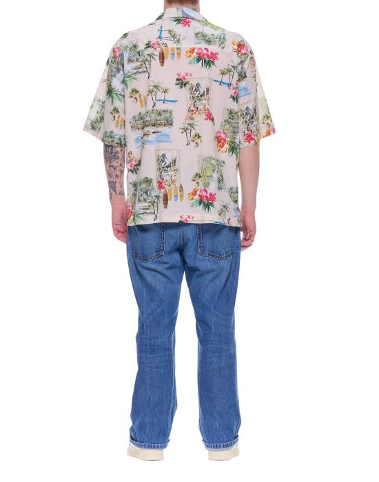 25SS 틴토리아 매테이 954 반팔 셔츠 RFQ MIE FU1 볼링 - Camiceria - Tintoria Mattei - TINTORIA MATTEI 954