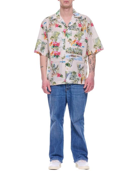 25SS 틴토리아 매테이 954 반팔 셔츠 RFQ MIE FU1 볼링 - Camiceria - Tintoria Mattei - TINTORIA MATTEI 954