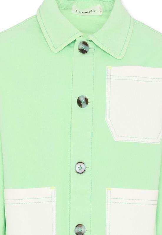 26SS [키즈] 빌리블러쉬 자켓 U21681 735 GREEN - BILLIEBLUSH